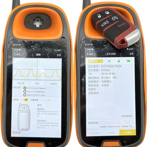 M3N40821302 ID46 PCF7945/53A 433MHz 2/3/4/5BTN Replacement Car Remote Key For Jeep Grand Cherokee Dodge Chrysler RAM SRT Hellcat